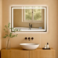 Vonios veidrodis Jaffrey 50x70 be Bluetooth - PirkPatogiai.lt