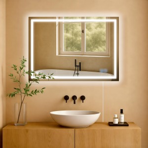 Vonios veidrodis Jaffrey 50x70 be Bluetooth