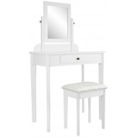 Velia tualetinis staliukas, baltas - PirkPatogiai.lt