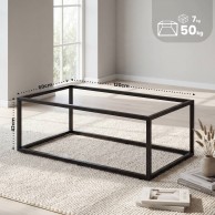 Metalinis stalo rėmas 120x60x42 cm - PirkPatogiai.lt