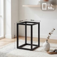 Metalinis stalo rėmas 30x30x47,50 cm - PirkPatogiai.lt