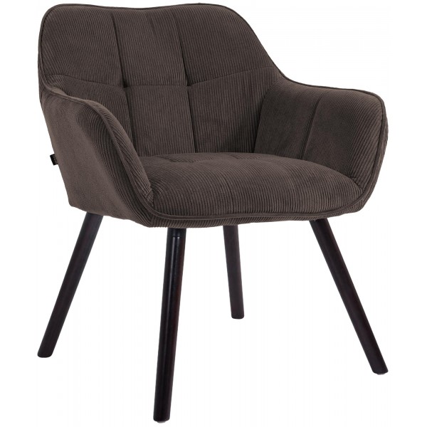 Valgomojo kėdė „Vienna Cord“, juoda