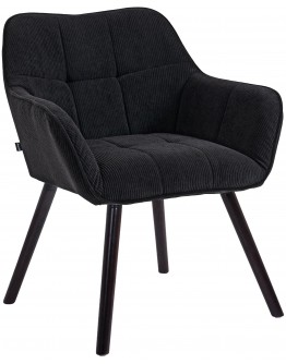 Valgomojo kėdė „Vienna Cord“, juoda