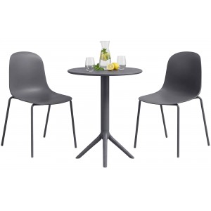 Sodo baldų komplektas „Torin“ su 2 kėdėmis