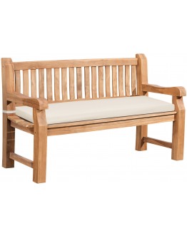 Tīkkoka sols „Daxon“ ar sēdekļa spilvenu, 150 cm