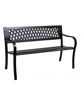 Plieninis sodo suoliukas ROMBO