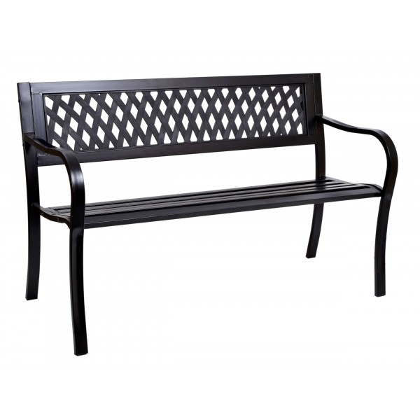 Plieninis sodo suoliukas ROMBO Baldai