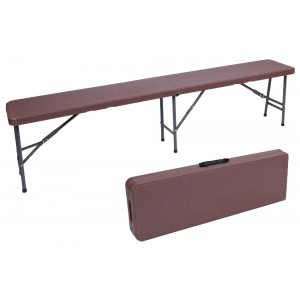 RATTAN sulankstomas maitinimo suolas rudos spalvos