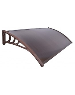 "Eko" plastikinis baldakimas 80x150 cm - rudas