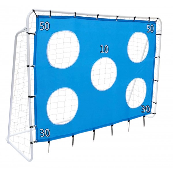 ROBERTO futbolo vartai su kilimėliu 213x152 cm Sporto Reikmenys