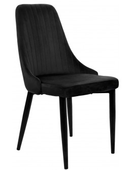 LORIENT VELVET aksominė kėdė juoda