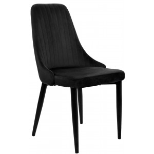 LORIENT VELVET aksominė kėdė juoda