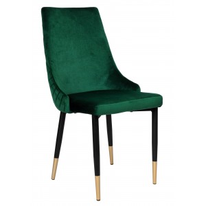 "Vermont Velvet" minkšta kėdė tamsiai žalia