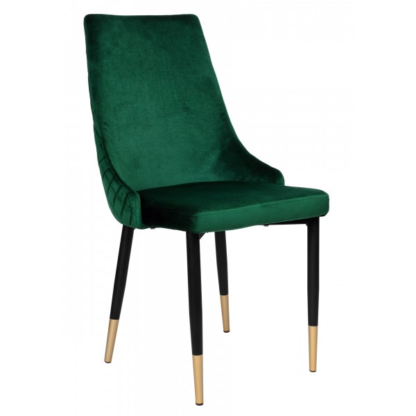 "Vermont Velvet" minkšta kėdė tamsiai žalia - PirkPatogiai.lt