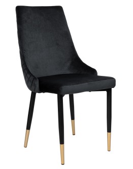 "Vermont Velvet" minkšta kėdė juoda