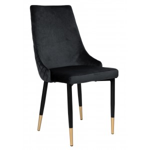 "Vermont Velvet" minkšta kėdė juoda