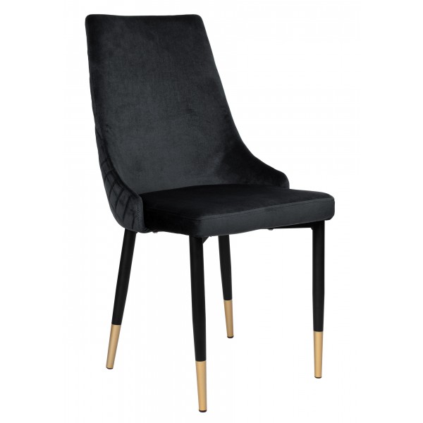 "Vermont Velvet" minkšta kėdė juoda - PirkPatogiai.lt
