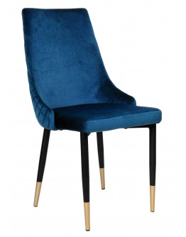 "Vermont Velvet" minkšta kėdė tamsiai mėlyna