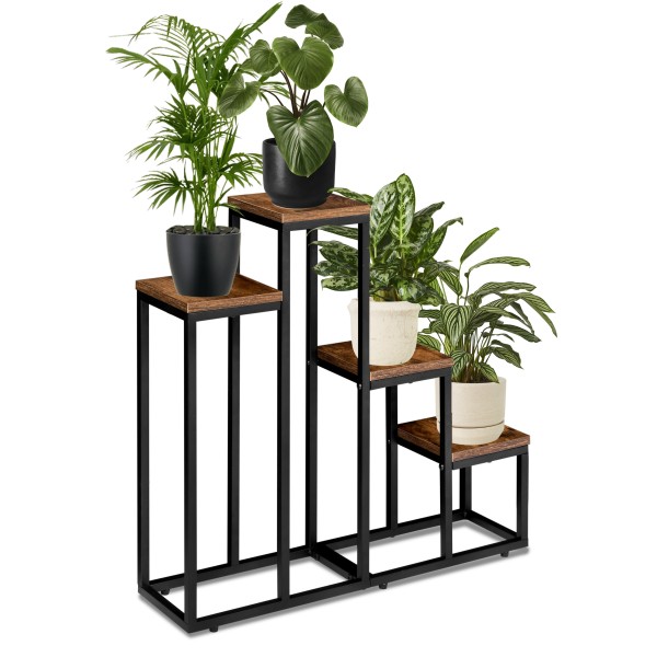 "Pallen" juodo brandinto ąžuolo augalų stovas Baldai > Stovai augalams