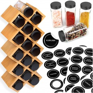 KOCHEN bambukinis prieskonių stovas 18 indelių