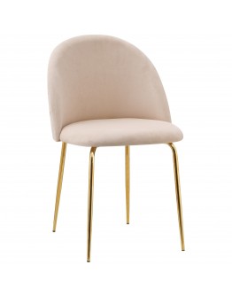 "Fargo Gold Velvet" kėdė smėlio spalvos