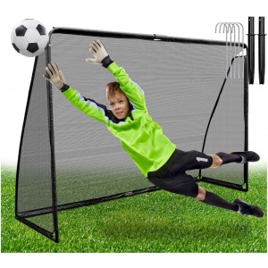 Futbolo vartai 180 X 120 cm FORTE juodi