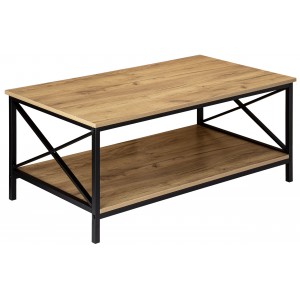 Kaimiškas kavos staliukas suoliukas HERNING CRAFT