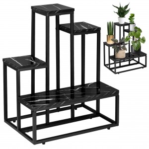 ANTIRES juodo marmuro gėlynas