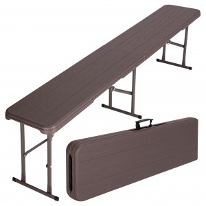 WOODLAND sulankstomas maitinimo suolas rudos spalvos 183 cm