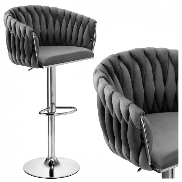"Cofton Chrome Graphite Velvet" baro kabykla - PirkPatogiai.lt