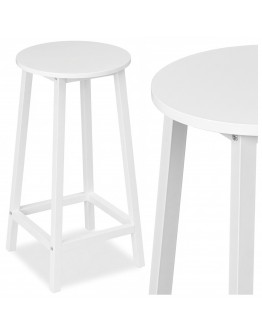 "Hocker Flint White Scandinavian