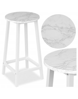 Flintas Baltas marmuras Glamour Hocker