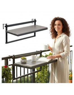 AGATTI BIS STONEWOOD Pakabinamas balkono staliukas