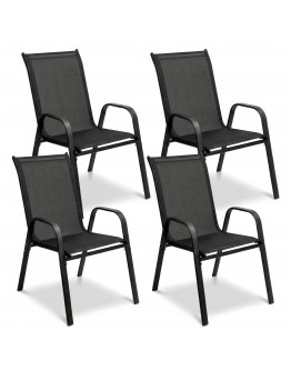 OAZA sodo kėdžių rinkinys iš 4 dalių