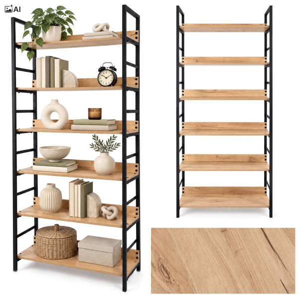 „Draven Craft“ pramoninio stiliaus „loft“ stelažas - PirkPatogiai.lt