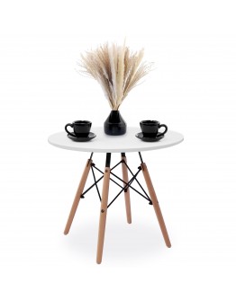 Apskritas stalas PARIS DTW 60 cm baltas