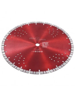 Turbo deimantinis pjovimo diskas su angomis, plienas, 350mm