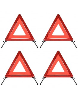 Įspėjamieji trikampiai, 4vnt., raudoni, 56,5x36,5x44,5cm