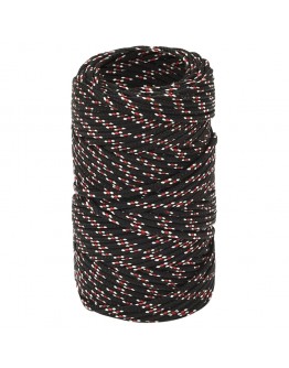 Valties virvė, juodos spalvos, 2mm, 500m, polipropilenas