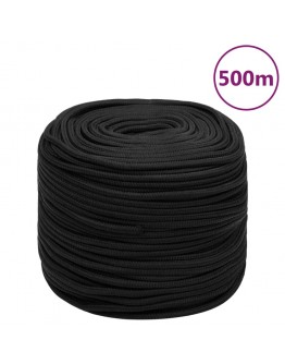 Valties virvė, visiškai juoda, 8mm, 500m, polipropilenas