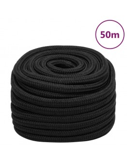 Valties virvė, visiškai juoda, 20mm, 50m, polipropilenas