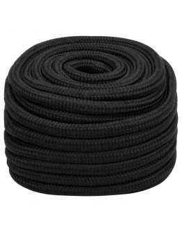 Valties virvė, visiškai juoda, 20mm, 50m, polipropilenas