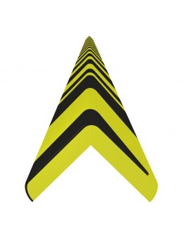 Kampų apsauga, geltona ir juoda, 4,5x4,5x104cm, PU