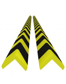 Kampų apsaugos, 2vnt., geltonos ir juodos, 4,5x4,5x104cm, PU
