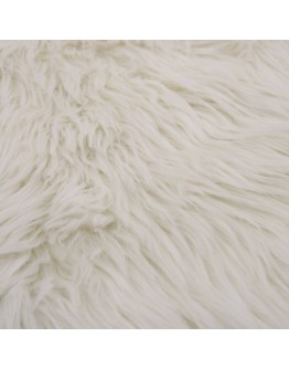 Kilimėlis, baltos spalvos, 60x90 cm, dirbtinis avies kailis