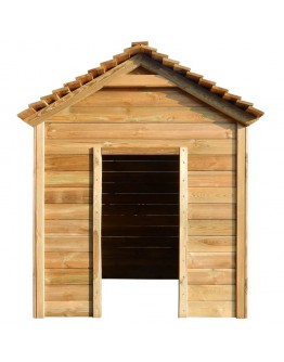 Lauko žaidimų namelis, 123x120x146cm, pušies mediena