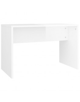 Kosmetinio staliuko kėdutė, balta, 70x35x45cm, mediena, blizgi