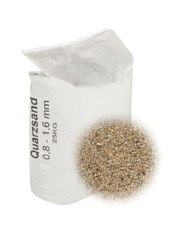 Smėlis filtrui, 25kg, 0,8–1,6mm